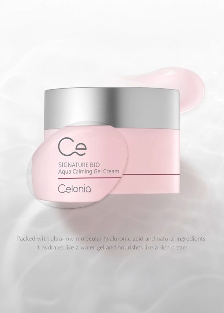Pink skincare gel cream jar with silver lid on a white background